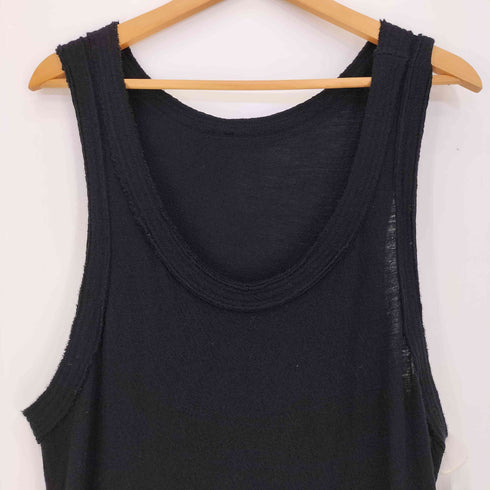 ワイズ Ys 08aw 裁切 ウール フリル ノースリーブワンピース レディース JPN:2